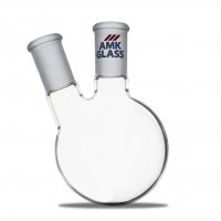 Round Bottom Flask, 2 Neck, Angled Joint